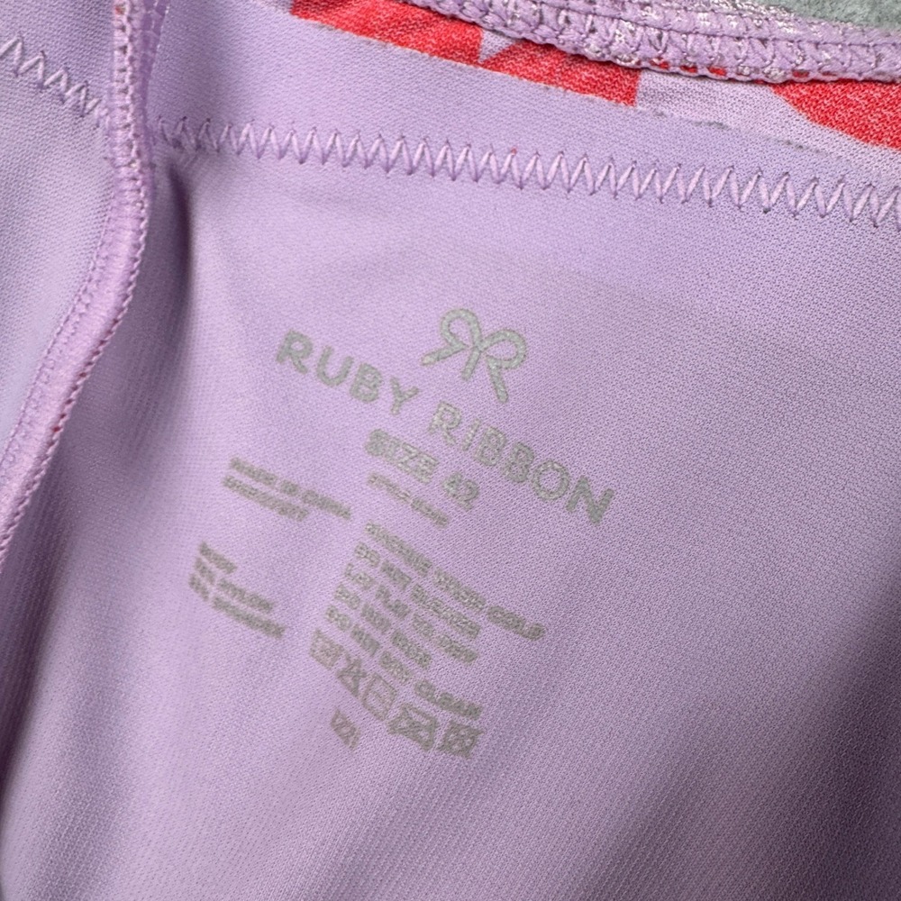 Ruby Ribbon Camisole LOT x 2 Womens Size 42 Floral Lace Trim Shaping Stretch - Picture 4 of 12